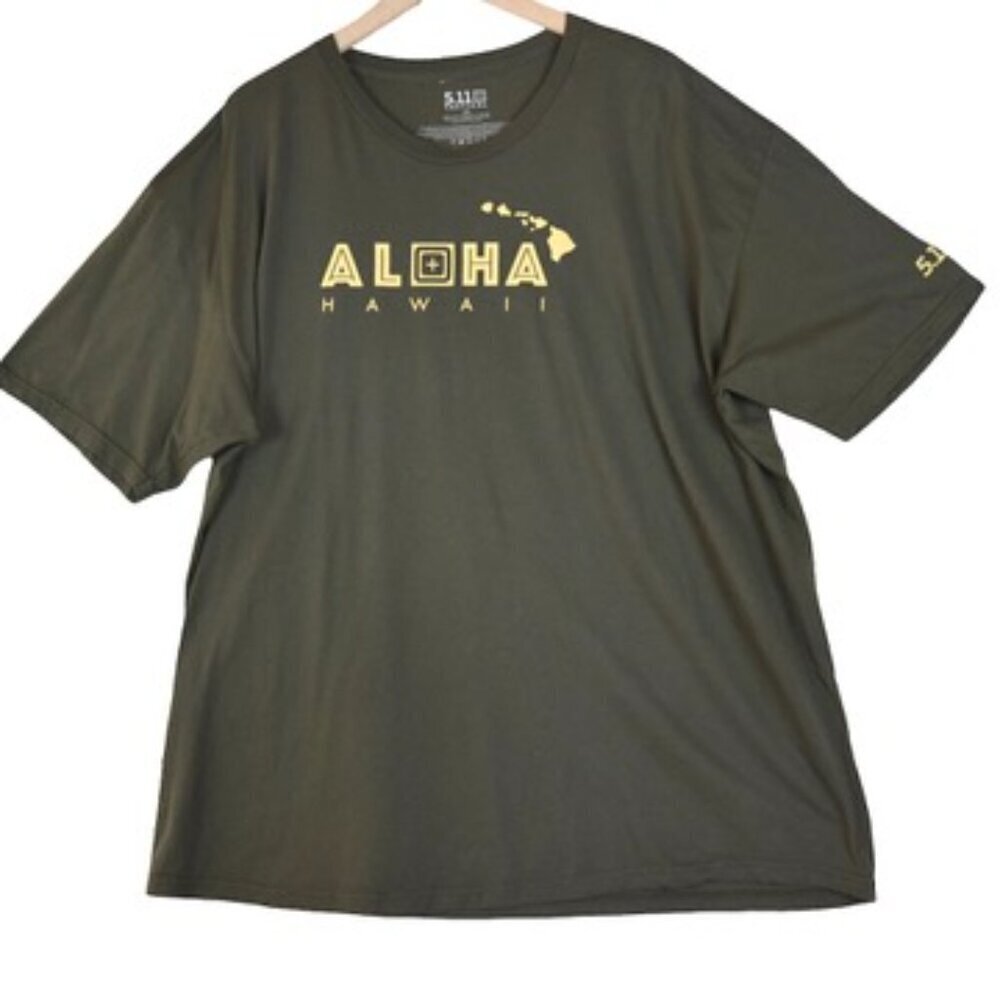 5.11 Tactical Aloha Hawaii Shirt 2XL Graphic Utility Tee